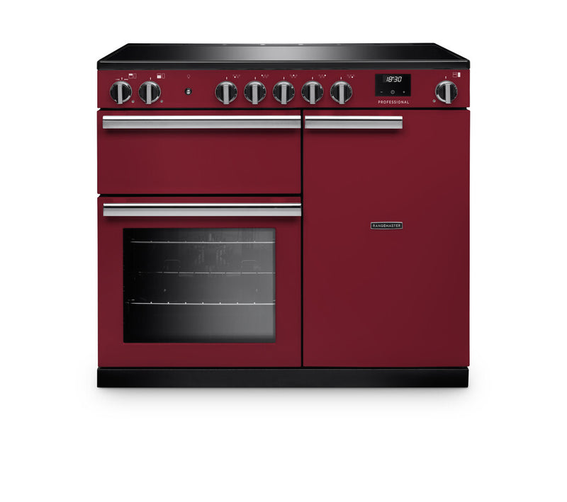 Rangemaster PR100EIPBOR/CM1 - Bordeaux Range Cooker - 5 Zones - A energy