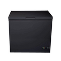 sia CHF200B - Black Chest Manual Defrost Freezer - F energy