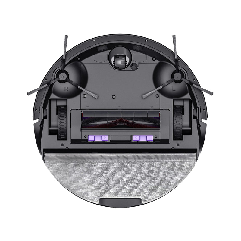 Midea VCR S10 Plus BL - Black Robot Vacuum - 2-in-1 Vacuum & Mop - Self-Emptying