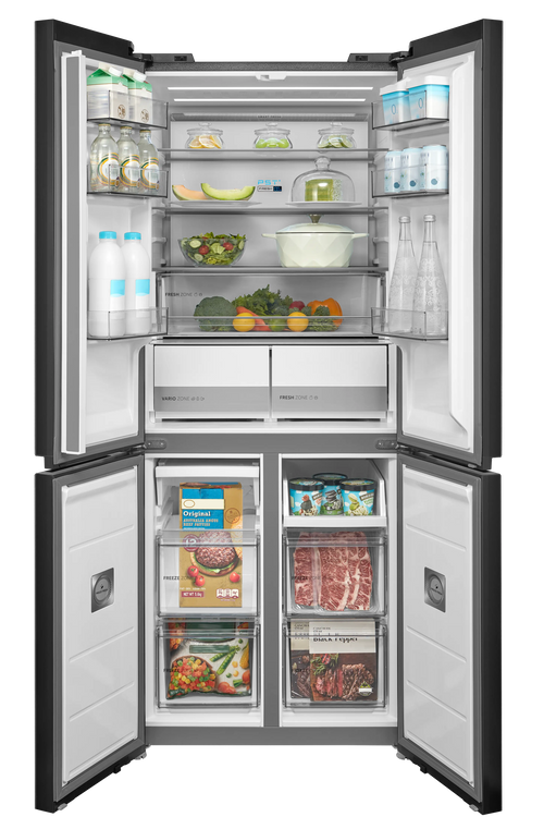 Midea MDRM587BIE70 - Inox American Fridge Freezer - 426L - E Energy