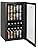 Willow WBC98B - Black 98L Wine Cooler - Triple Glazed Door - E energy