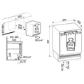 Liebherr URd3601 - White Integrated Built Under Fridge - 106L - D energy