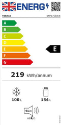 Teknix SMF1755W/E - White Freestanding 50/50 Smart Frost Fridge Freezer - E energy - Display