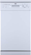 sia SFSD45W - White Freestanding Dishwasher - E energy