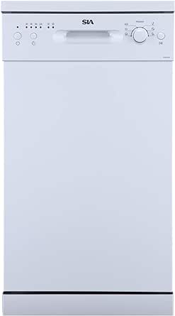 sia SFSD45W - White Freestanding Dishwasher - E energy