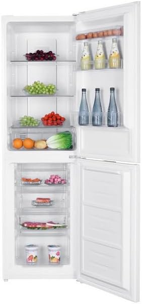 Teknix FF1815W - White Freestanding 50/50 Frost Free Fridge Freezer - F energy - Display