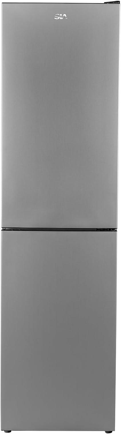 SIA SFF20050SE - Silver Fridge Freezer - 302L Capacity - 60/40 Split - E Energy Rating