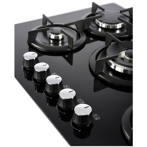 Belling GTG75C - Black 75cm 5 Burner Gas Hob - Built-in