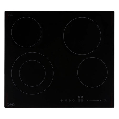 Belling CH602T Black - Black Ceramic Hobs - 4 Zones, Touch Control - A Energy Rating