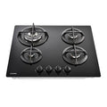 Stoves GTG60C Black - Black 4 Burner Gas Hob - 60cm - Dial Controls