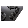 Stoves GTG60C Black - Black 4 Burner Gas Hob - 60cm - Dial Controls