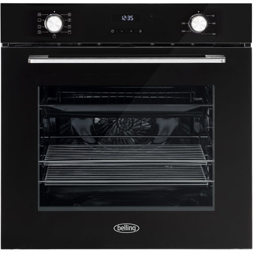 Belling BI603MFC BLK - Black Built in Electric Single Oven - Catalytic cleaning - A energy