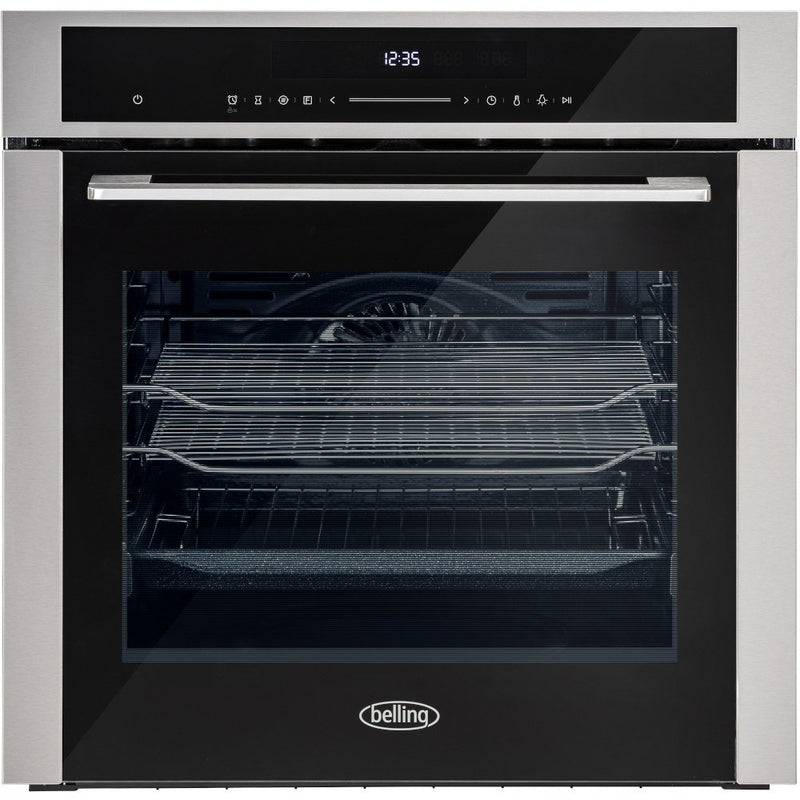 Belling ComfortCook BI603MFPY - Stainless Steel Built-In Electric Single Oven - 72L Capacity - A+ Energy Rating