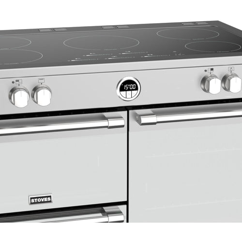 Stoves Sterling S1000Ei MK22 - Stainless Steel Range Cooker - 100cm - 5 Zone Induction - A Energy Rating