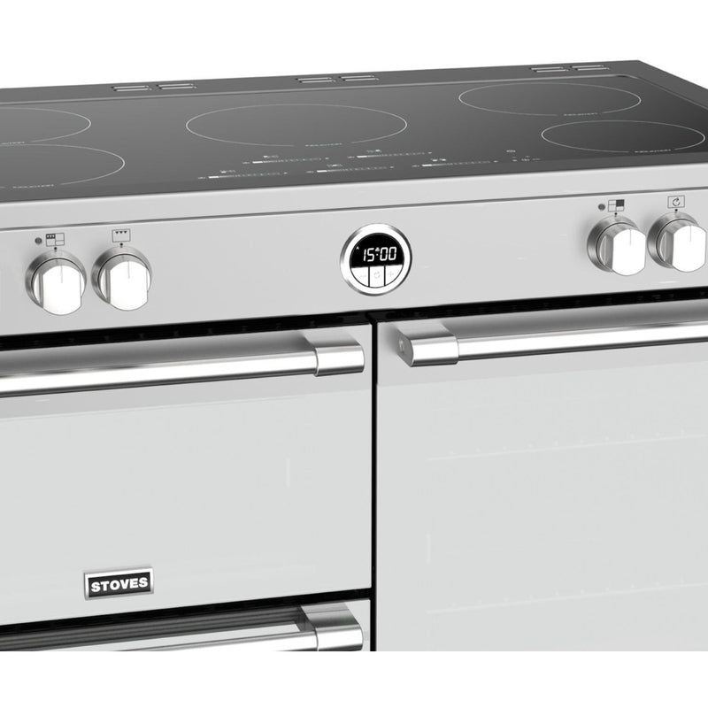 Stoves Sterling S1000Ei MK22 - Stainless Steel Range Cooker - 100cm - 5 Zone Induction - A Energy Rating