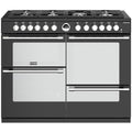 Stoves Sterling S1100DF MK22 - Black 110cm Dual Fuel Range Cooker - Quad Oven 204L - A Energy Rating