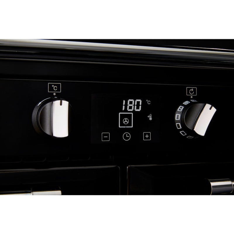 Stoves Precision Deluxe D900Ei RTY - Black 90cm Induction Range Cooker - 168L Capacity - A Energy Rated