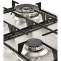 Belling GHU603RI - Stainless Steel 4 Burner Gas Hob - 3.6kW Wok Burner