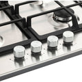 Belling GHU603CI - Stainless Steel 60cm 4 Burner Gas Hob - Wok Burner - Front Controls