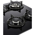 Belling GTG603RI - Black 60cm 4 Burner Gas Hob - Black on Glass - A