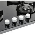 Belling GTG603RI - Black 60cm 4 Burner Gas Hob - Black on Glass - A