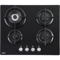 Belling GTG603RI - Black 60cm 4 Burner Gas Hob - Black on Glass - A