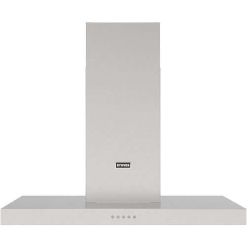 Stoves Sterling 90T - Stainless Steel 90cm Chimney Cooker Hood - 590 m³/h - A+ energy