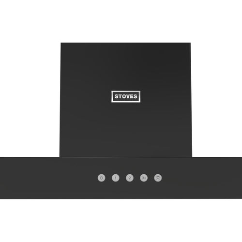 Stoves Sterling 110T - Black 110cm Chimney Cooker Hood - 590 m³/h (Variable) - A+ energy