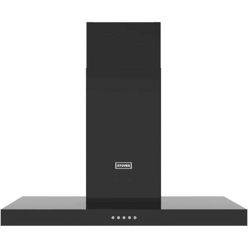 Stoves Sterling 110T - Black 110cm Chimney Cooker Hood - 590 m³/h (Variable) - A+ energy