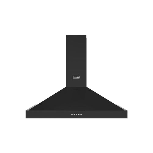 Stoves 100PYR  444411652 - Black Chimney Cooker Hood - 760m3/h Max Extraction - A+ Energy