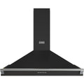 Stoves Richmond 90PYR - Black 90cm Chimney Cooker Hood - 610 m³/h, 3 Speeds + Boost - A+ Energy