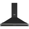 Stoves Richmond 100PYR - Black 100cm Chimney Cooker Hood - 610 m³/h, A+ Energy