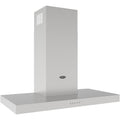 Belling Cookcentre 100T - Stainless Steel 100cm Chimney Cooker Hood - 580 m³/h Extraction, 3 Speeds, C Energy