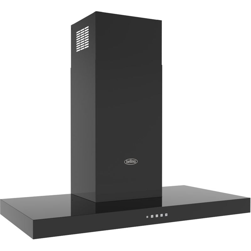 Belling Cookcentre 110T - Black 110cm Chimney Cooker Hood - 580 m³/h - C energy