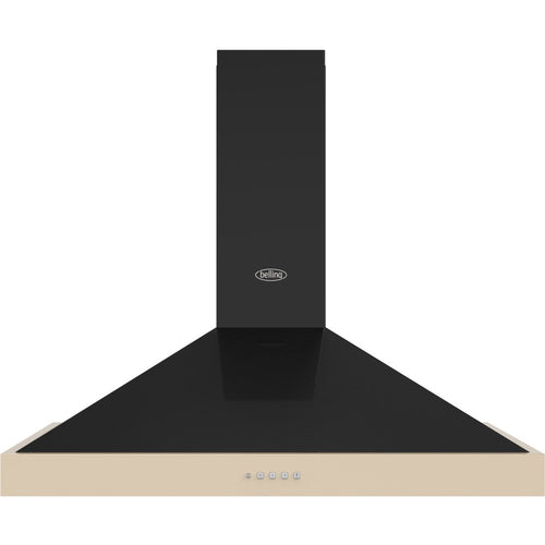 Belling Farmhouse 100PYR - Cream Chimney Cooker Hood - 600 m³/h - C Energy Rating