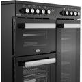 Belling RCA COOKCENTRE 90E B - Black 90cm Range Cooker - 174L Capacity - A Energy Rating