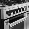 Belling RCA COOKCENTRE 90DF - Stainless Steel 90cm Dual Fuel Range Cooker - 174L Capacity - A Energy Rating