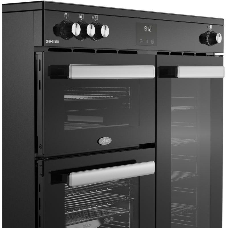 Belling RCA COOKCENTRE 90Ei - Black Range Cooker - 90cm - 174L Capacity - A Energy Rating