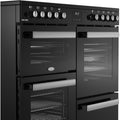 Belling RCA COOKCENTRE 100E - Black 100cm Range Cooker - Ceramic Hob, 194L Capacity - A Energy Rating