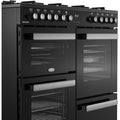 Belling RCA COOKCENTRE 100DF - Black 100cm Dual Fuel Range Cooker - 199L Capacity - A Energy Rating