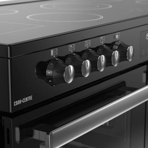 Belling RCA COOKCENTRE 110E - Black 110cm Range Cooker - A Rated