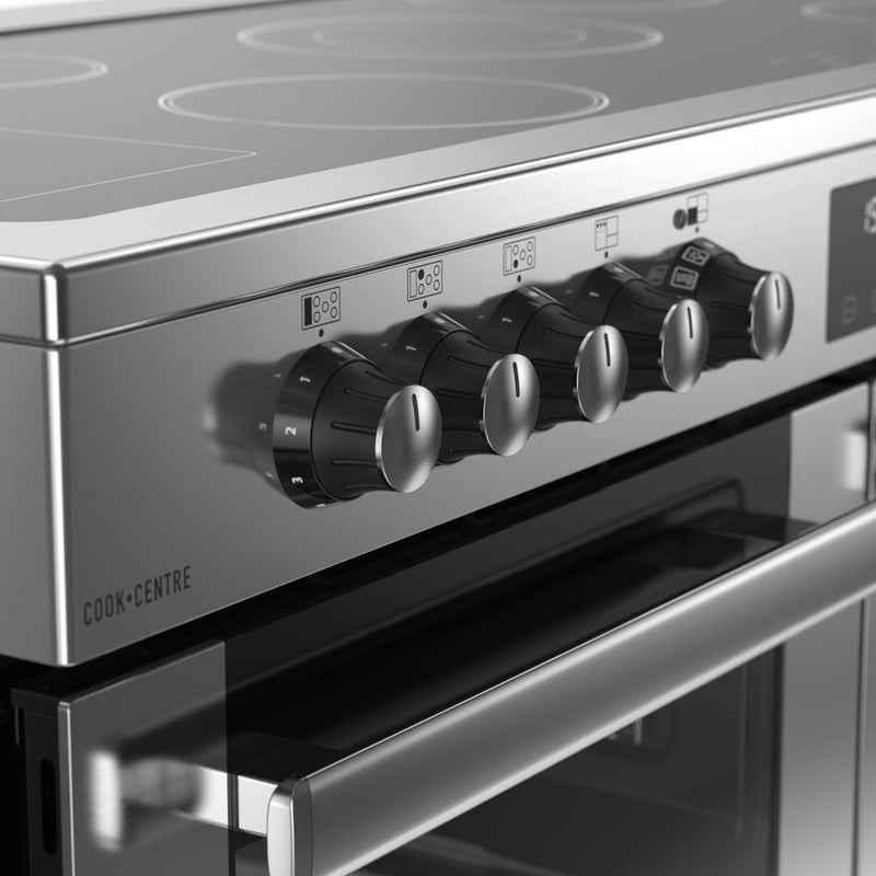 Belling RCA COOKCENTRE 110E - Stainless Steel 110cm Range Cooker - 199L Capacity - A Energy Rating