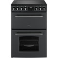 Belling Farmhouse 60E - Grey Ceramic Electric Cooker with Double Oven - 4 Zone Ceramic Hob - A Energy