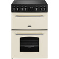 Belling Farmhouse 60E - Cream Ceramic Electric Cooker with Double Oven - 70/33 Litres - A energy