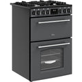 Belling MRA FARMHOUSE 60 - Grey Dual Fuel Cooker - 33/70L Ovens - AirFry - A Energy