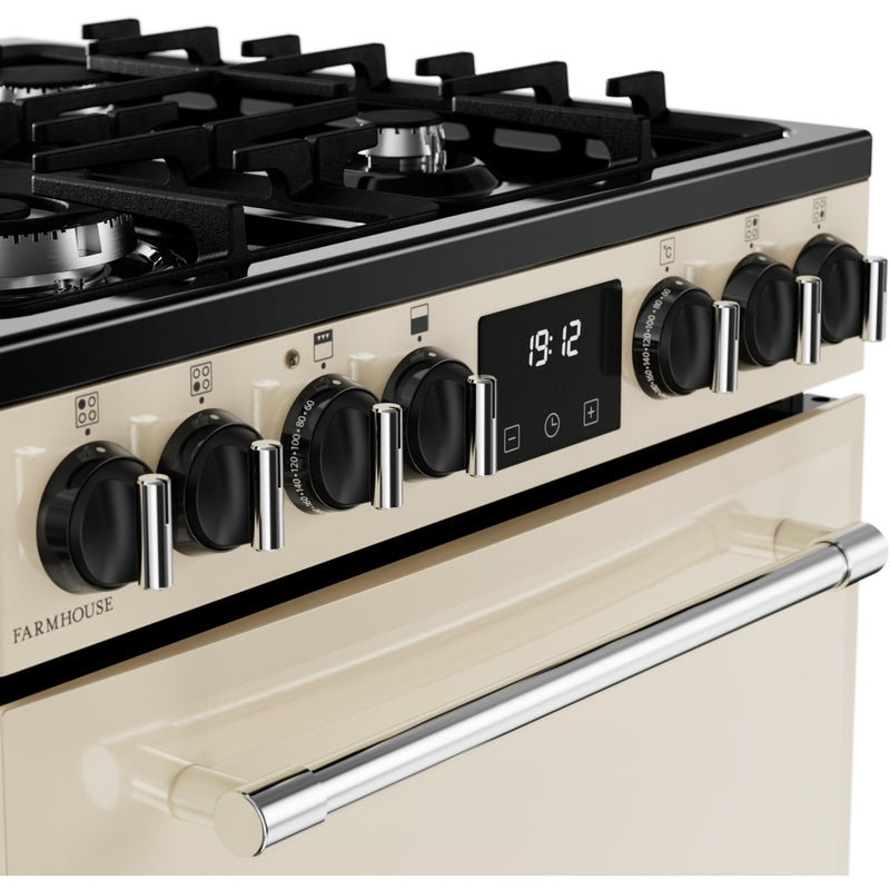 Belling MRA FARMHOUSE 60 - Cream Dual Fuel Cooker - 33/70L Capacity - A Energy Rating