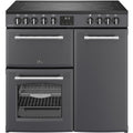 Belling RCA FARMHOUSE 90E AN - Grey 90cm Range Cooker - 2 Ovens, 174L Capacity, 5 Zones, A Energy Rating