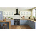 Belling RCA FARMHOUSE 90E BL - Black 90cm Ceramic Range Cooker - 174L Capacity - A Rated