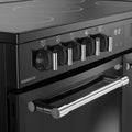 Belling RCA FARMHOUSE 90E BL - Black 90cm Ceramic Range Cooker - 174L Capacity - A Rated