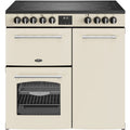Belling Farmhouse 90E - Cream Range Cooker - 90cm Electric Ceramic - A Rated